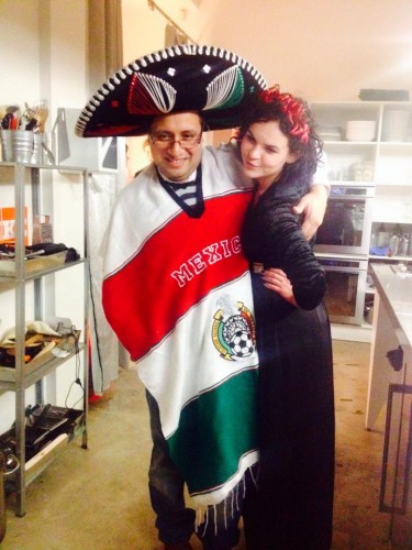 Ponia Urtė ir Mexican chef Rodrigo
