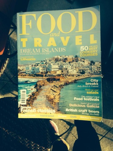 Food and travel magazine